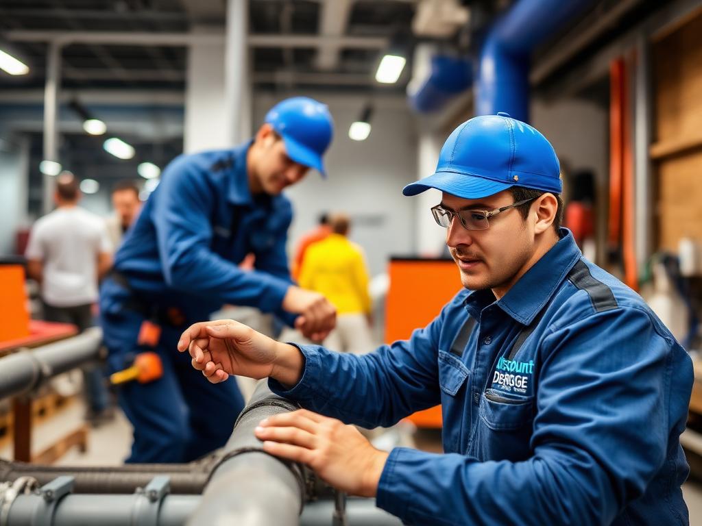 Technicien au travail